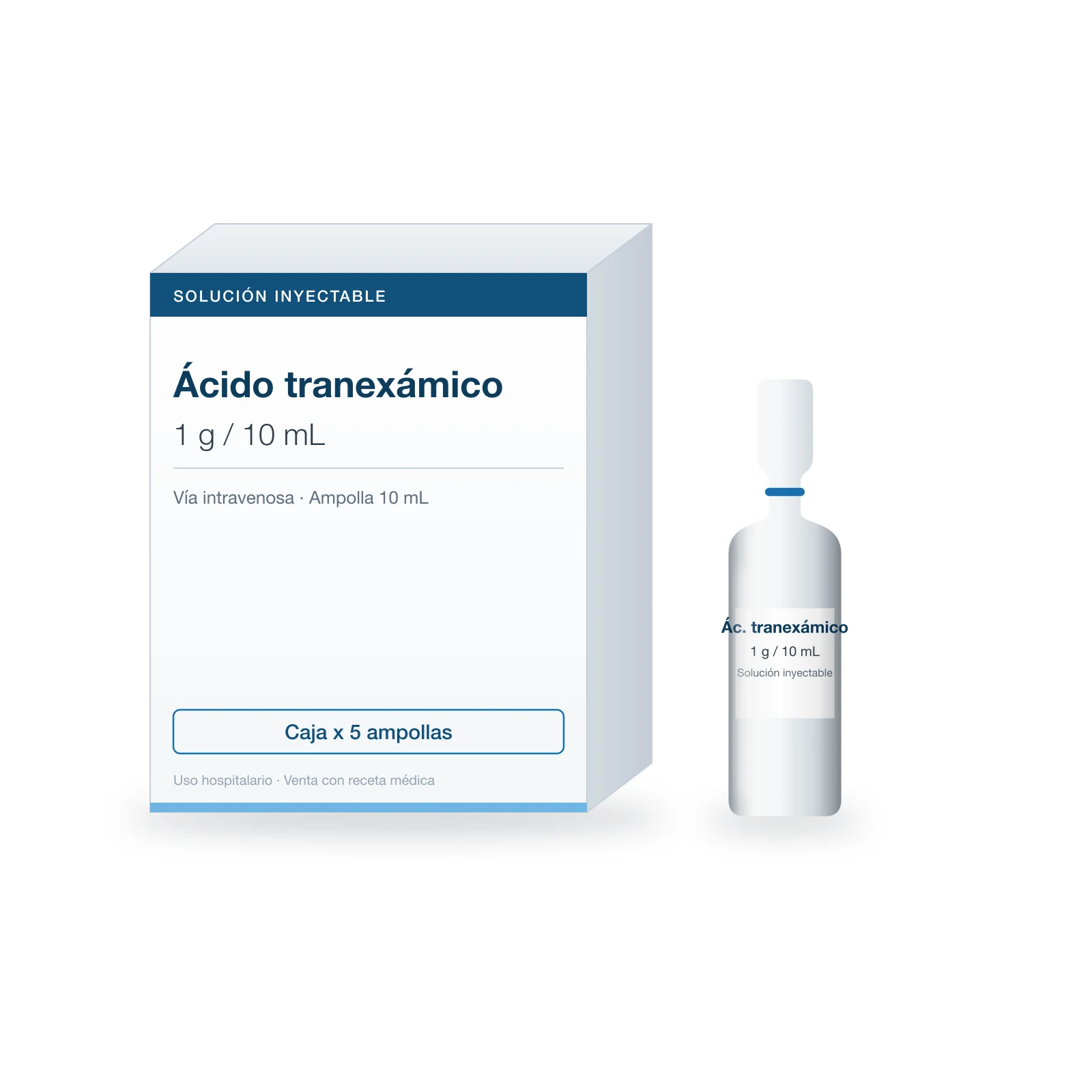 Ácido tranexámico 1 g inyectable